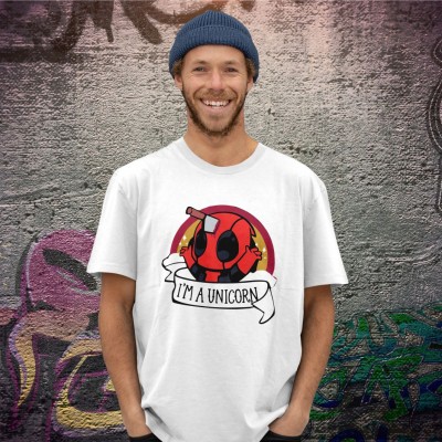 Тениска Oversize Deadpool - I'm A Unicorn